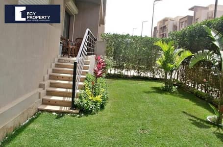 With a Prime View Fully Finished Apartment with a Private Garden for Sale in in Fifth Square, New Cairo