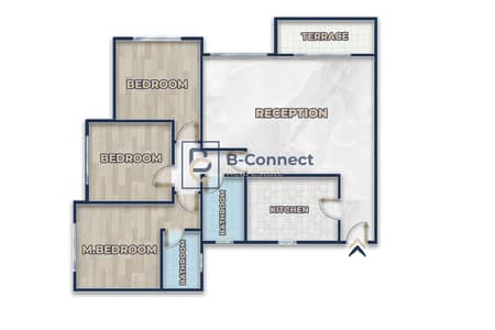 - Apartment Resale Compound ( Palm Hills ) - on the Green Spine Direct - Area: 161 m