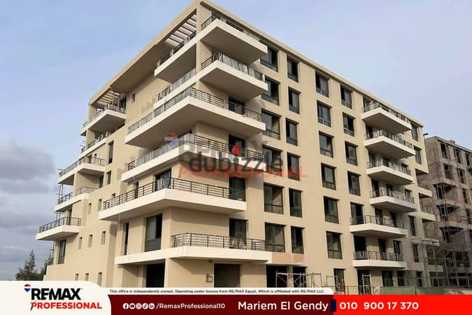 Open view of the Green Spine and Plaza apartment for sale in Palm Hills Alexandria
