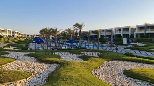 شاليه في لا فيستا رأس الحكمة بالساحل الشمالي La Vista Ras El Hikma North Coast تشطيب كامل وجاهز للسكن الفوري بموقع مميز