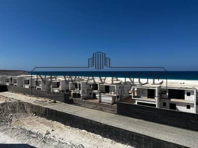 Standalone Second row with cabin finished with Ac’s and kitchen Cabinets premium location North Facing Panoramic Sea view for sale in Katameya Coast