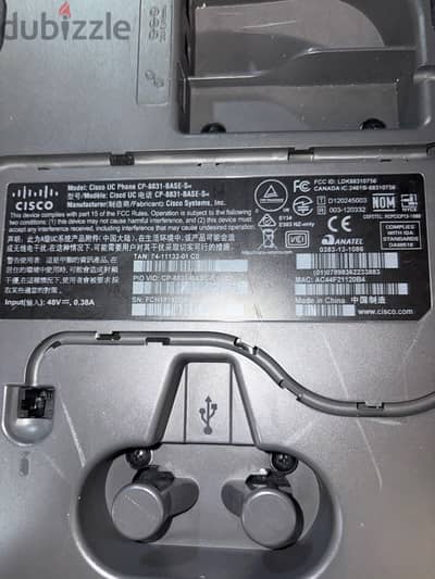 Cisco UC Phone CP-8831 With control unit.