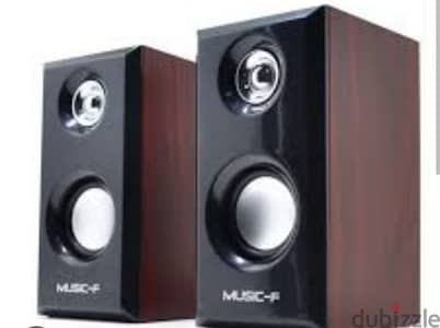 music f wood speaker