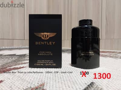 Bentley Man Absolute 100ml EDP