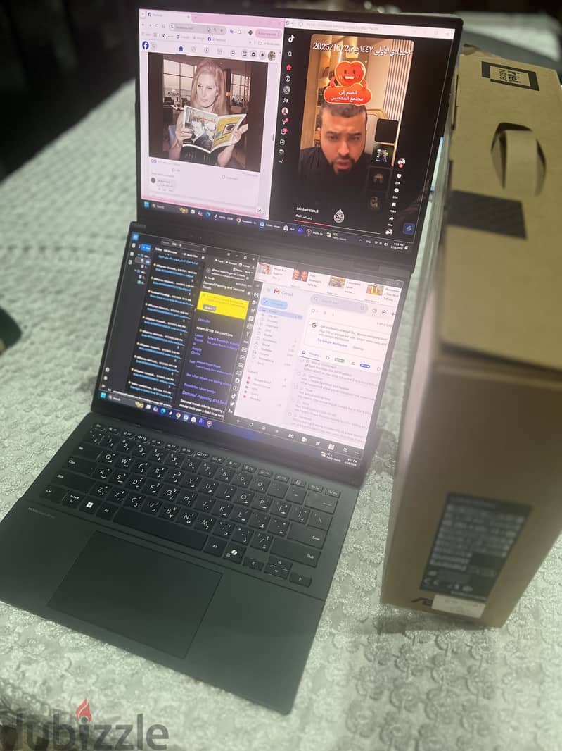 Asus Zenbook duo intel core Ultra 3