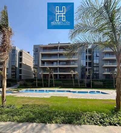 Apartment with garden for sale in La Vista, New Cairo, at the lowest price, prime location overlooking the largest landscaped area in Patio Riva