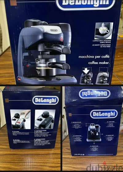 استخدام يومين فقط كالجديدة زيروماكينة قهوة DeLonghi EC9 Coffee Machine