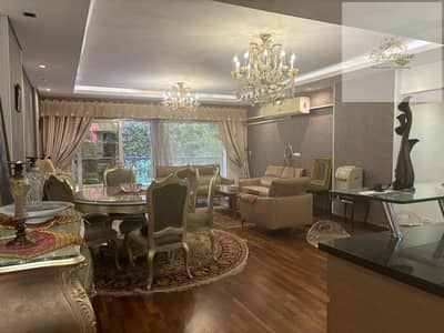 Opportunity for rent in Al-Rehab, furnished ground floor apartment with garden