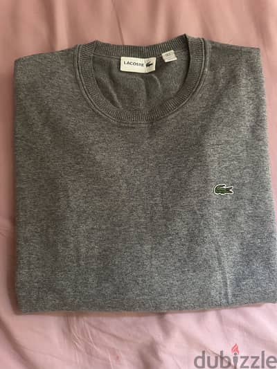 بلوفر قطن lacoste مقاس large