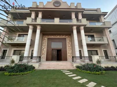 Villa finished for sale in West Golf, land area 954 meters, 3 floors, elevator on a garden, ultra high super lux