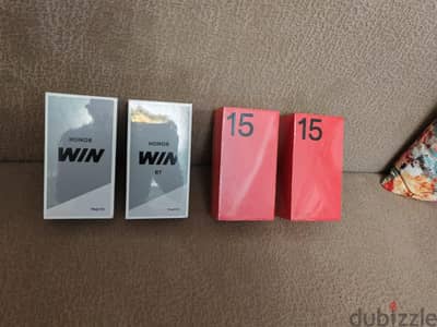 متوفرًا هواتف وان بلس 15 و متوفرًا هونر Win و win rt