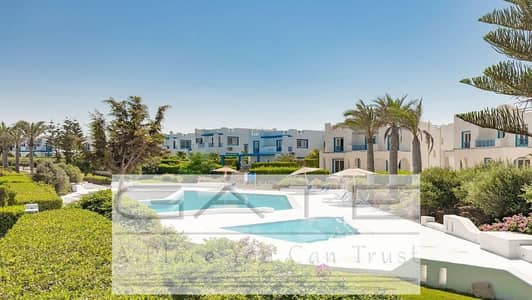 Lowest Price Resale Finished Townhouse on Pool & Landscape – Sea View on Elevated Terrace – Villas-Only Community – Down Payment EGP 7.45M