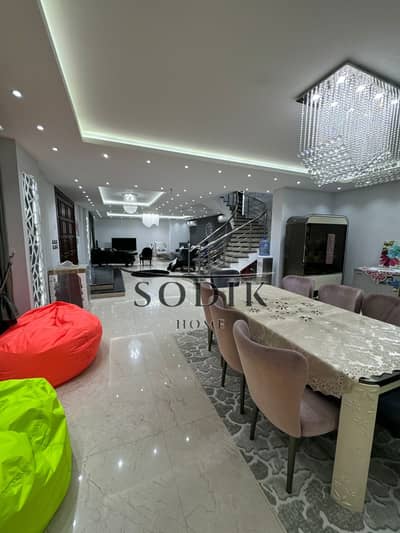 400m² Hotel Duplex + 120m² Garden | Smart Home + 5 Air Conditioners | Immediate Delivery – Obour City, Villas and Palaces District