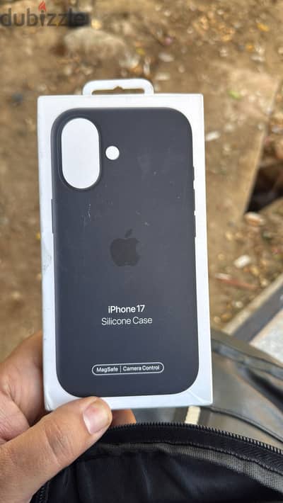 Cover silicone case iPhone 17 black