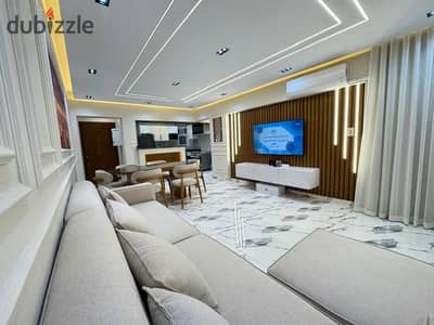 شقة فندقية أول سكن للإيجار بالرحاب 2 – فيو بارك مفتوح – فرش فاخر – موقع مميز جدًا