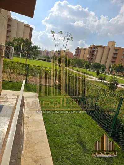 Furnished 3-bedroom ground floor apartment with garden for rent in Wasal Compound, priced at 25,000