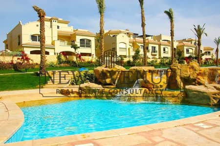 فيلا توين هاوس فاخر مفروش بالكامل للبيع في (الباتيو ١) من لافيستا للتطوير العقاري la vista developments patio 1