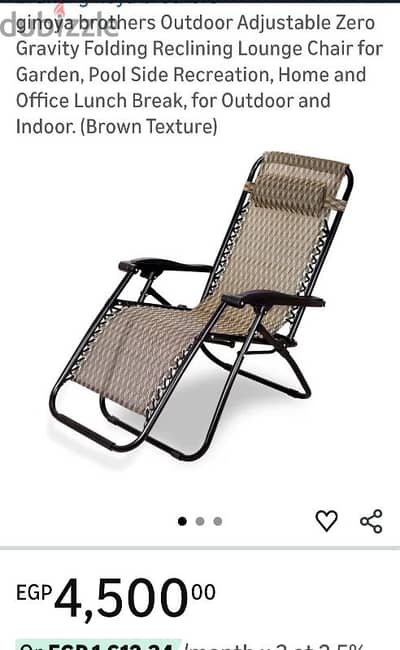 Lounge Chair for Garden