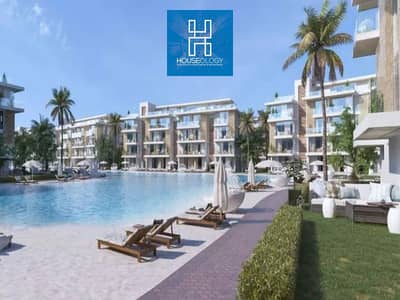 Resale chalet with garden lagoon view for sale in Azha North Coast, 10 million less than the company's price