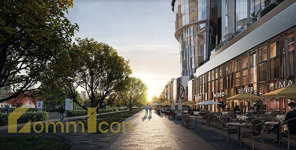 محل تجاري للبيع فيو بلازا في Podia Tower امام النهر الاخضر , الاعاصمة الادارية الجديدة