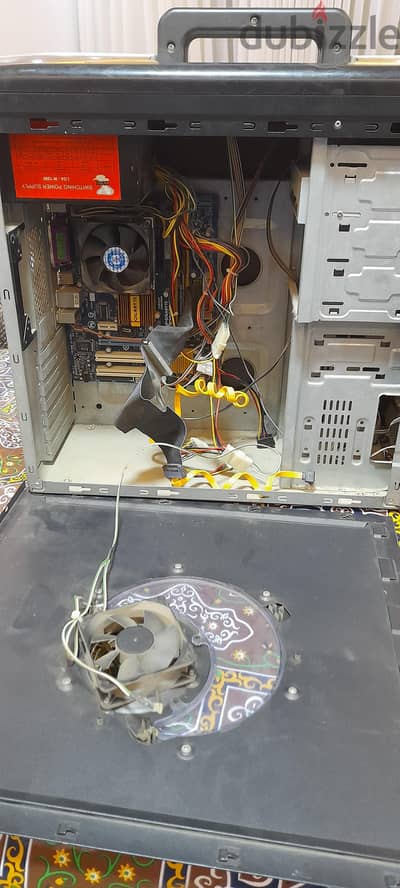 كيسة كمبيوتر قديمة شغالة – g31m + 3GB RAM (بدون هارد)