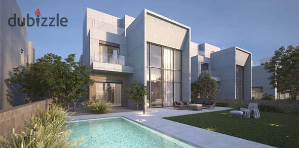Villa with a unique layout and a bargain price, in front of Emaar and Sodic