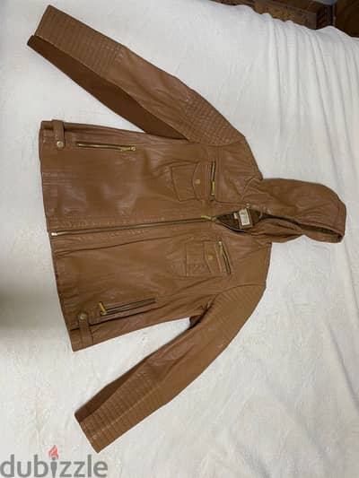 Leather jacket michael kors original with ticket 2X From USA