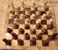 شطرنج ايطالي رخام كامل ولم يستعمل للهواه