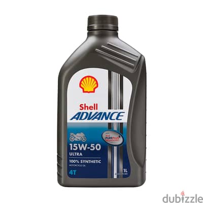 زيت موتوسيكل Shell Advance Ultra 15W-50 أصلي – بسعر لقطة