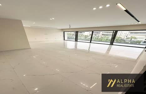 Apartment for rent in Lake View Residence New Cairo 215 sqm second floor 3 bedrooms including master semi furnished prime location luxury compound