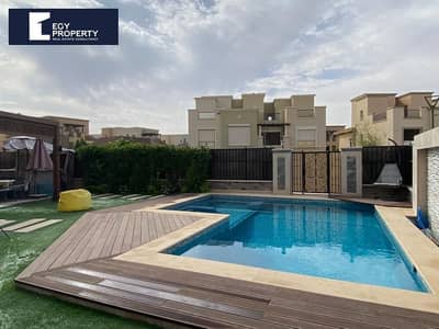 Villa For Sale Fully Finished and Furnished with Private Pool In Mivida - New Cairo