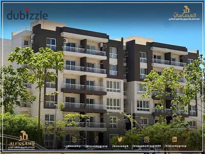 Apartment on the ground floor with a private garden for sale in Madinaty, phase B10, in front of the mosque and services