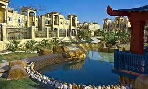 Villa for sale in Fountain Park new cairo fully finished prime location ready to move
