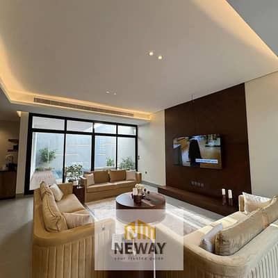 A fully finished 3-bedroom apartment in a prime location is for sale in Sodic East Compound, New Cairo.