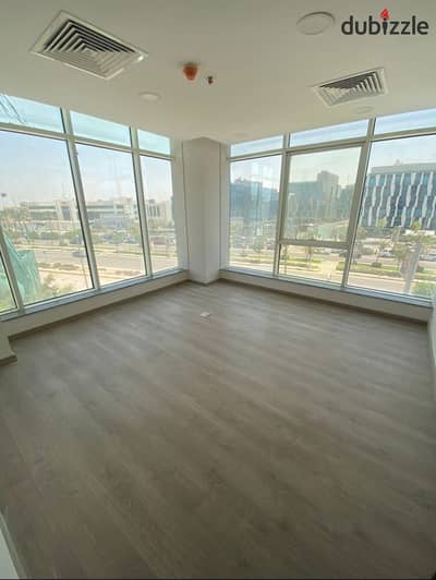 115 متر مكتب ادارى  واجهه للايجار في تريفيوم مول فيو بارك ستريت - الشيخ زايد Office for rent in trivium mall - elsheikh zayed city 115sqm fully finish