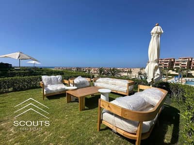 شالية للبيع 150م بفيو علي الاجون تشطيب fully finished يتميز بالوكيشن لافيستا باي ايست Lavista Bay East North Coast بالقرب من south med بالتقسيط