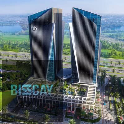 محل ارضي في الابراج السياحية بالعاصمة فيو النهر الاخضر بخصم 10% وتقسيط علي 12 سنة