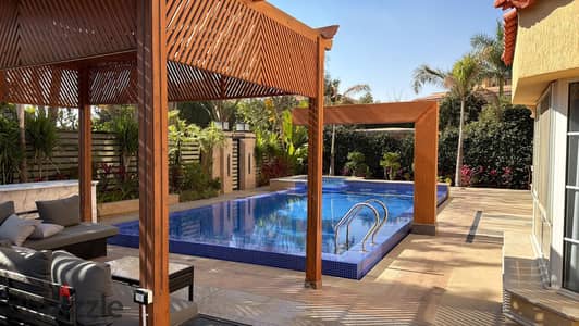 A detached villa for sale in Madinaty, model D, with hotel finishes, 790m²