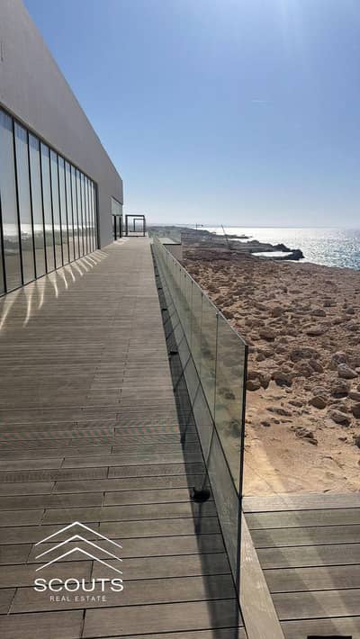 Chalet for sale in Ras El Hekma, Emirates City, North Coast, directly on the sea. Lowest price, earliest delivery date.