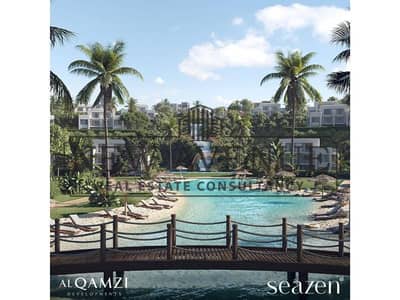 Ground Chalet in Seazen North Coast Sea & Pool View  Fully Finished with ACs & Kitchen with installments