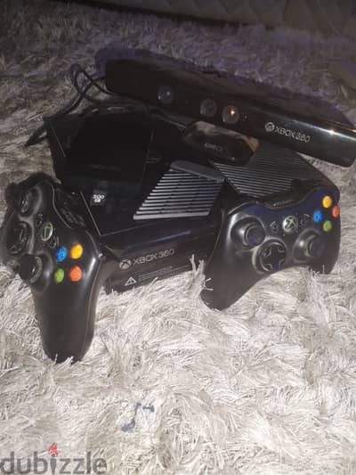 xbox 360 مستعمل مع 10 العاب