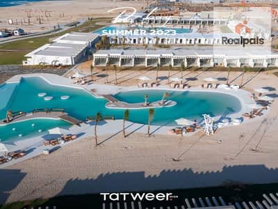شالية للبيع فيو بحر ( 125 متر ) فى دي باى - استلام 2026 - مبنى بالفعل