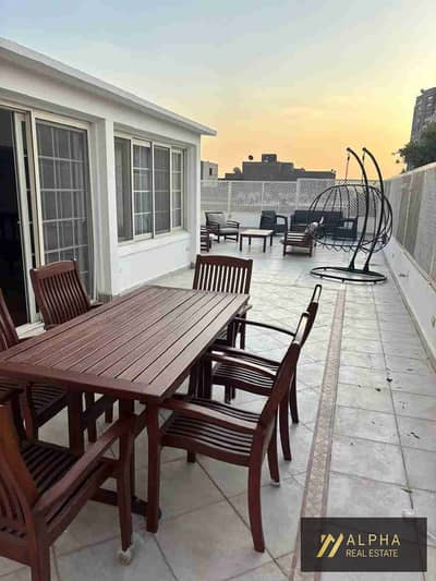 Maadi prime location Roof Apartment for Rent (furnished)