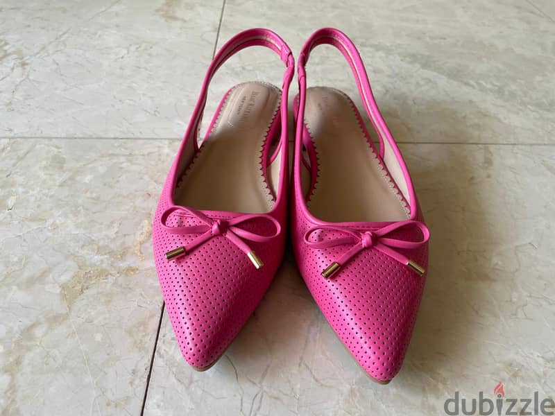 Pink Slingback Flats – Size 37 / US 6.5 1