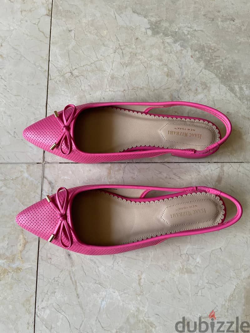 Pink Slingback Flats – Size 37 / US 6.5 3