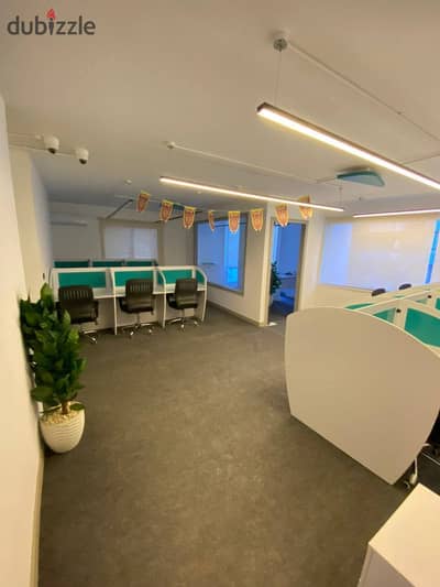Distinctive office headquarters 360m ultra-super-luxury finishing air-conditioned in prime location for rent in Maadi