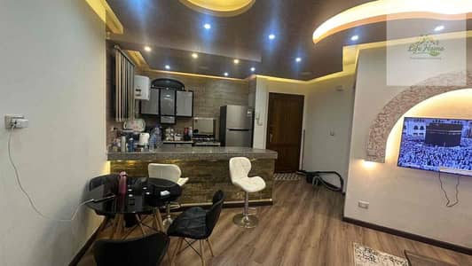 استديوا بحديقه للايجار بالرحاب مفروش تشطيبات خاصه