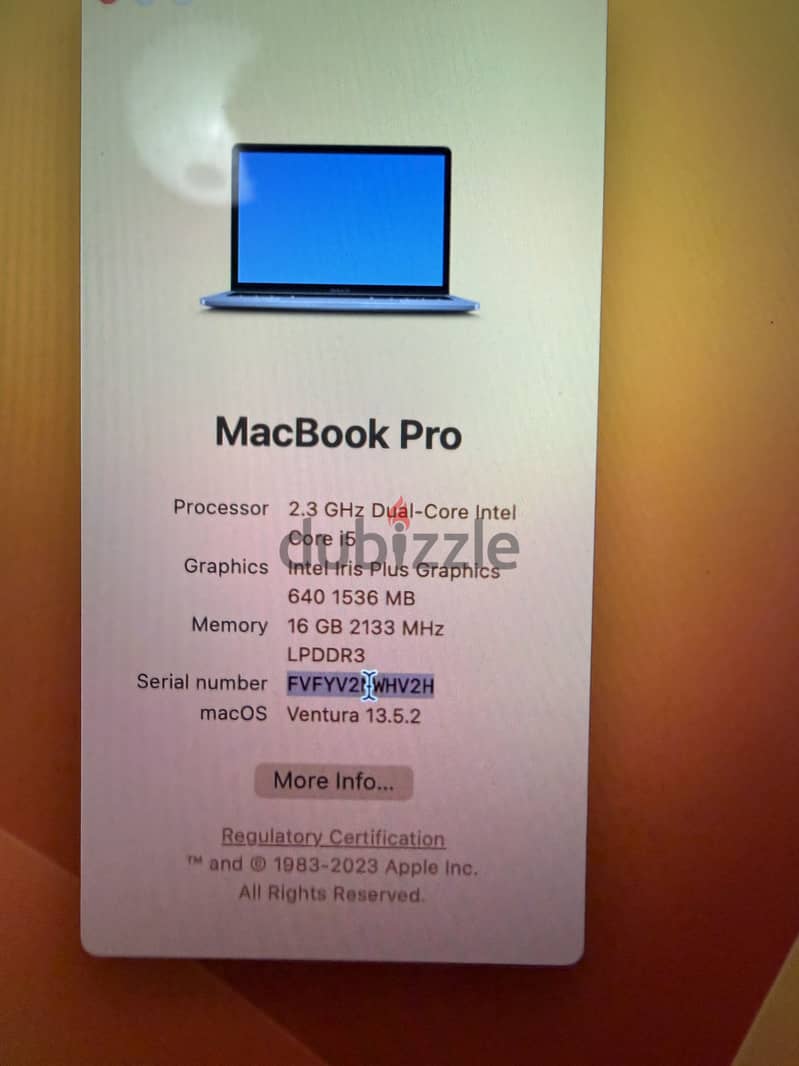 Mac book pro 13 inch 2