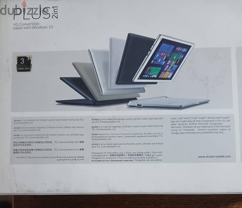 Alcatel 2 in 1 laptop tablet 6