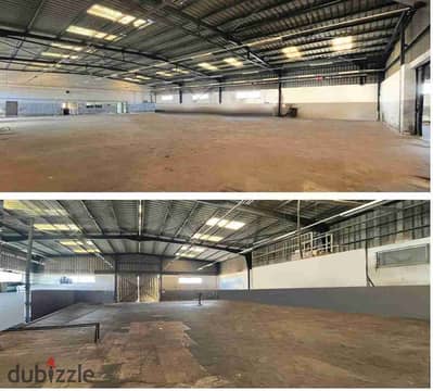 للأيجار مصنع هندسي ١٠ الاف متر برج العرب